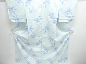 楓模様夏着物